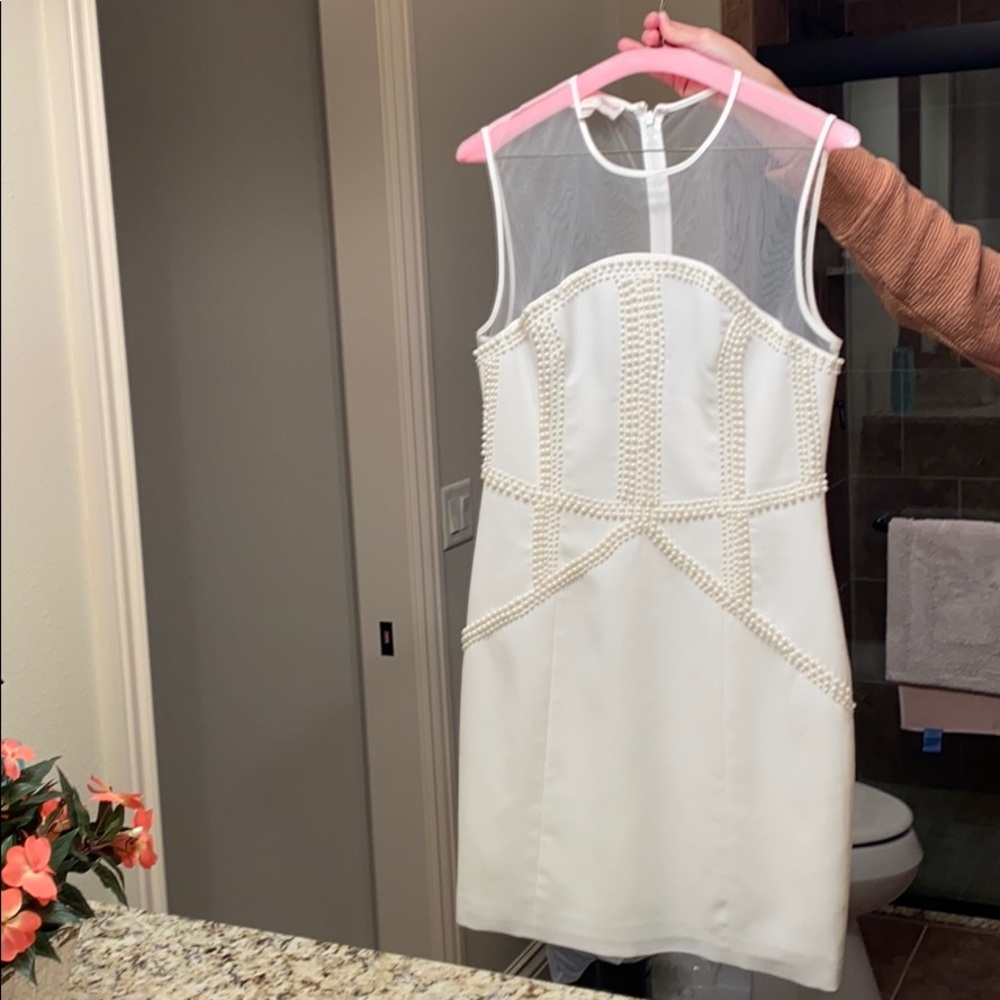 White beaded Dress! Worn once